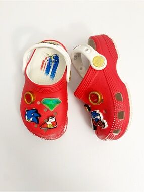 CROCS Sonic Hedgehog Toddler Classic Clogs ~ C7